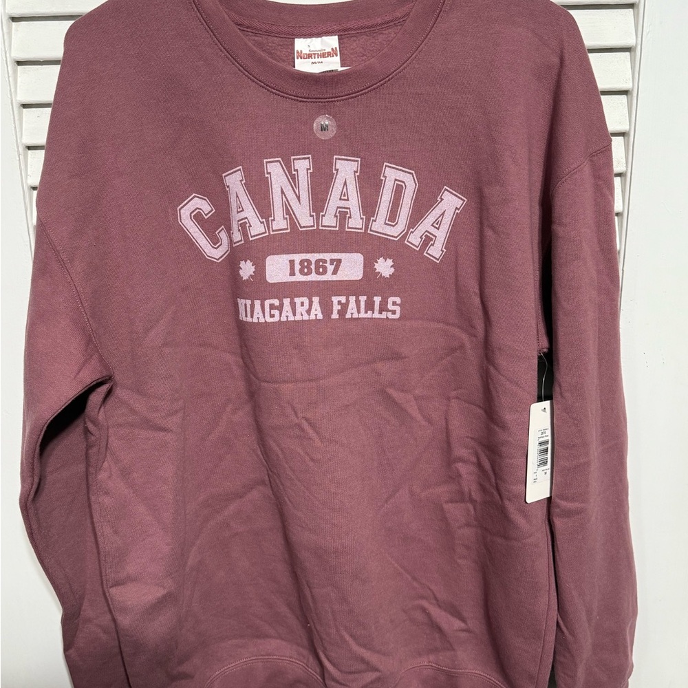 Dark pink Canada Niagara Falls Sweatshirt